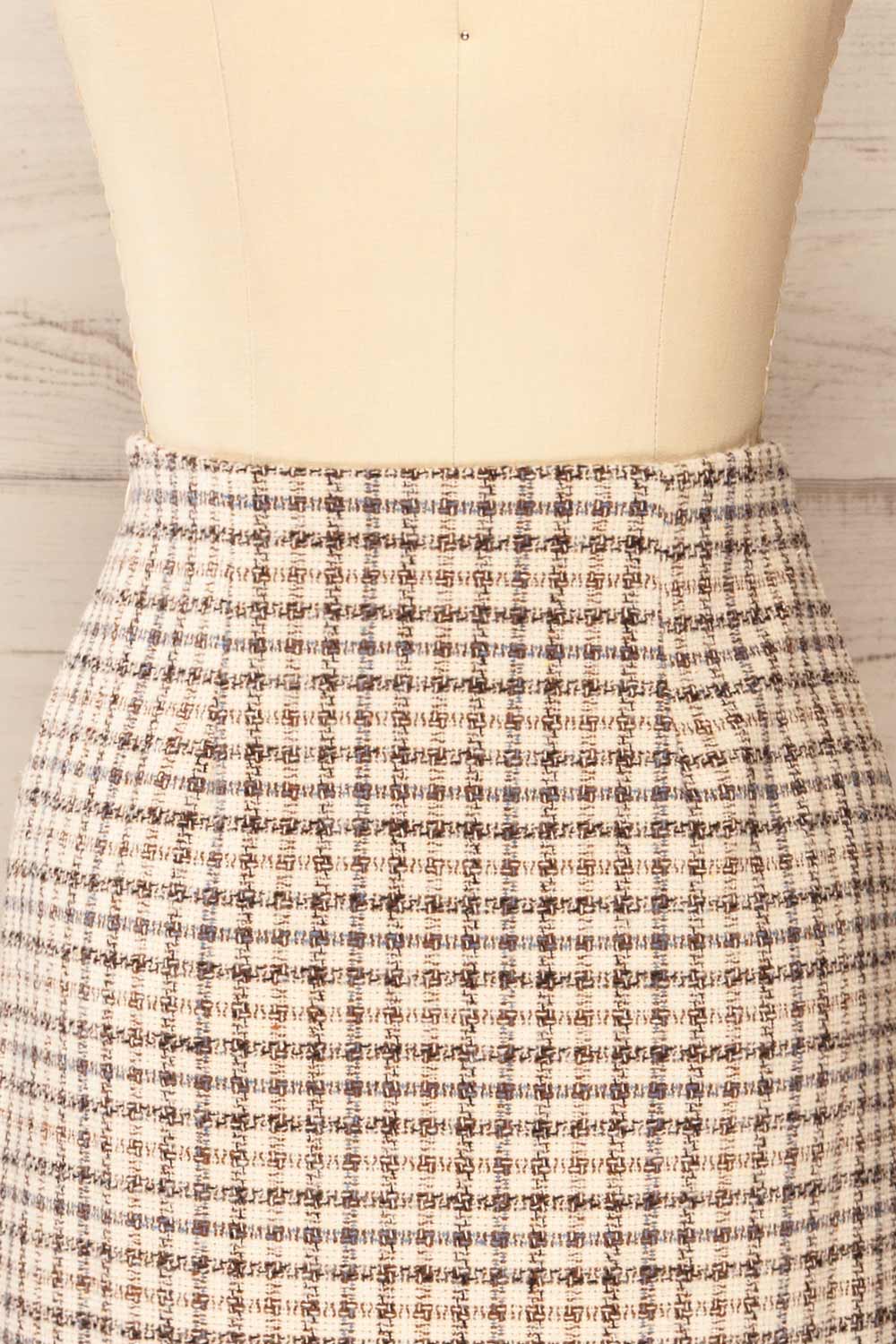 Stevenson Midi Tweed Pencil Skirt w/ Slit | La petite garçonne back