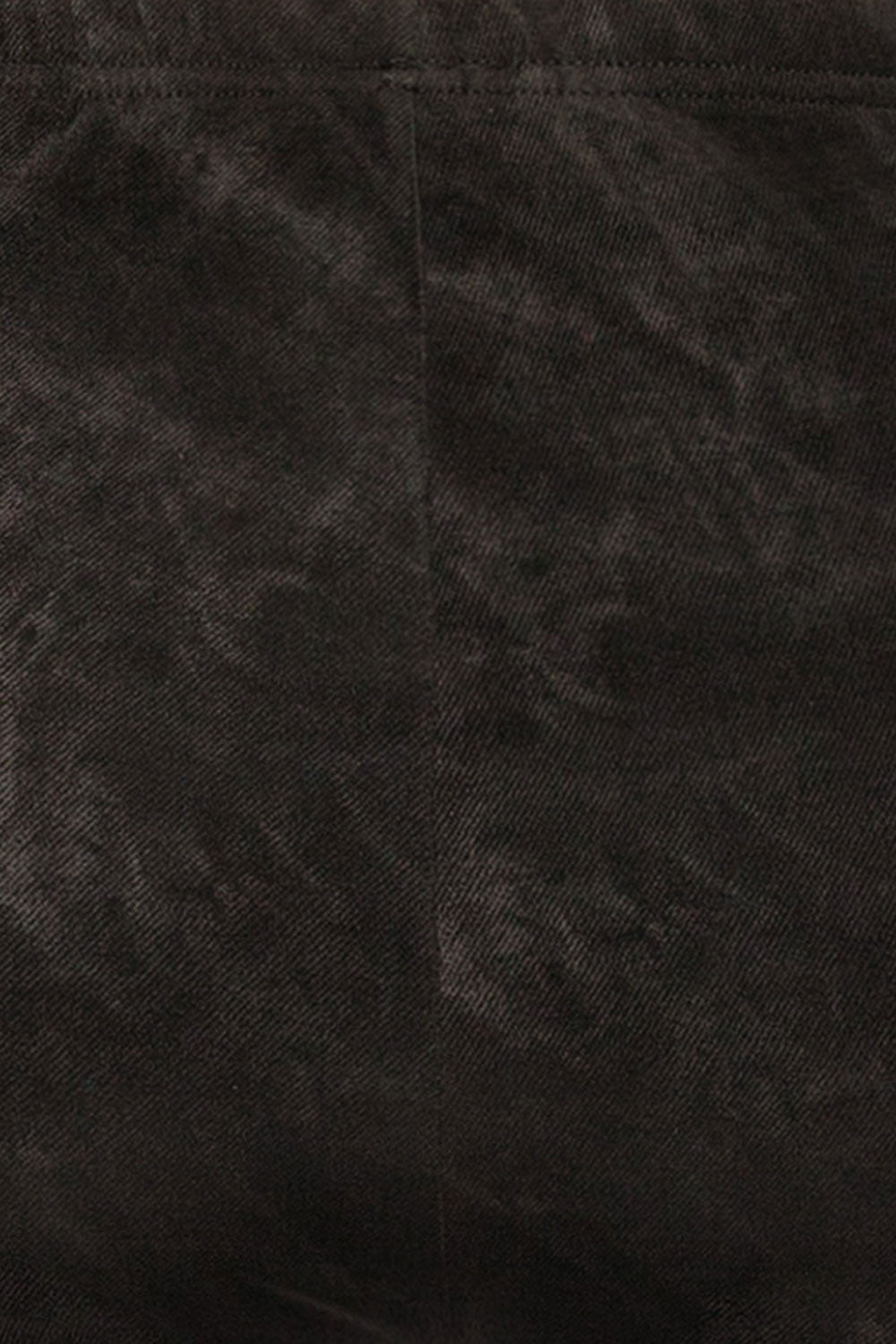 Syracuse Black Faux Suede High-Waisted Leggings | La petite garçonne fabric