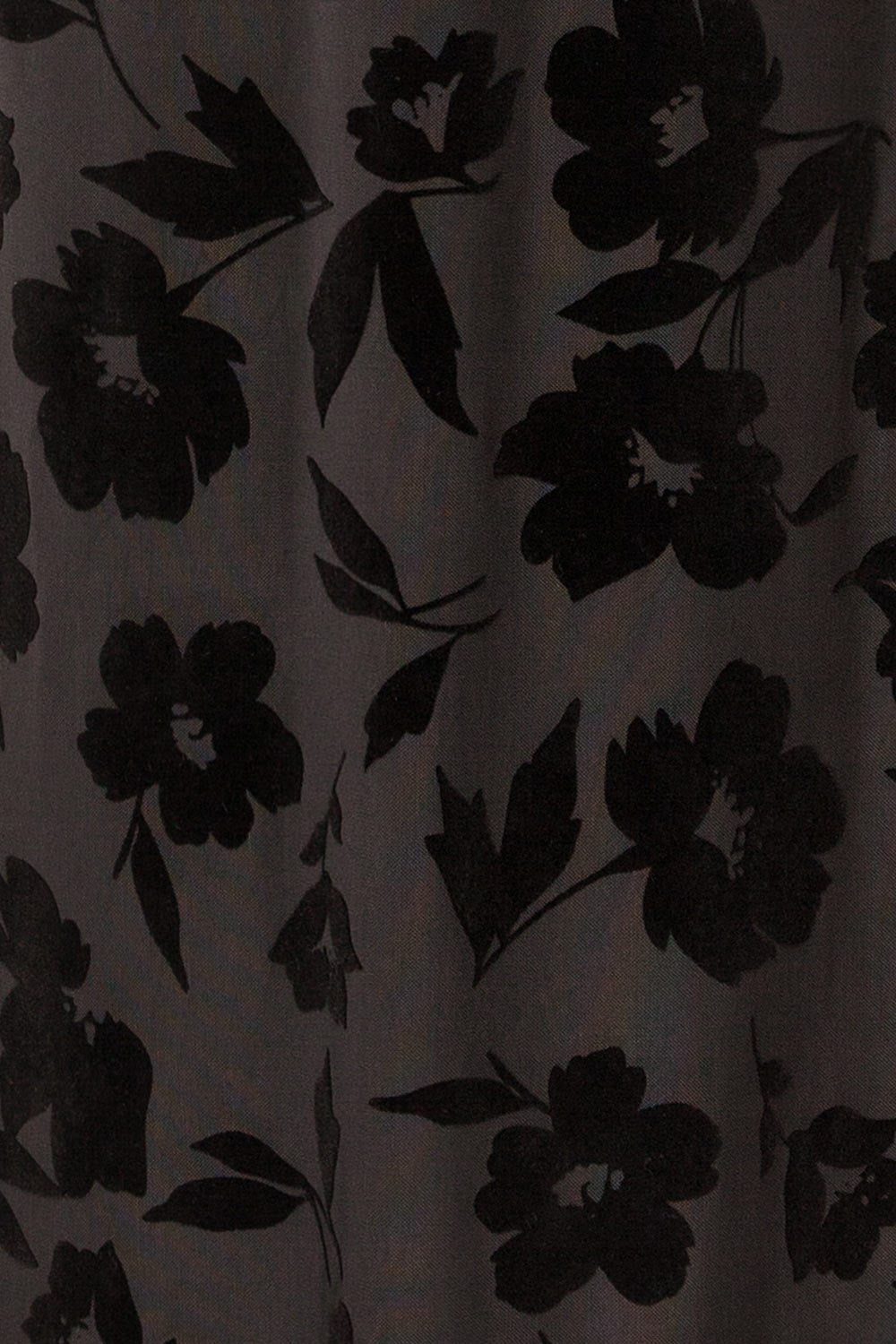 Tangier Black Mesh Midi Skirt | La petite garçonne fabric