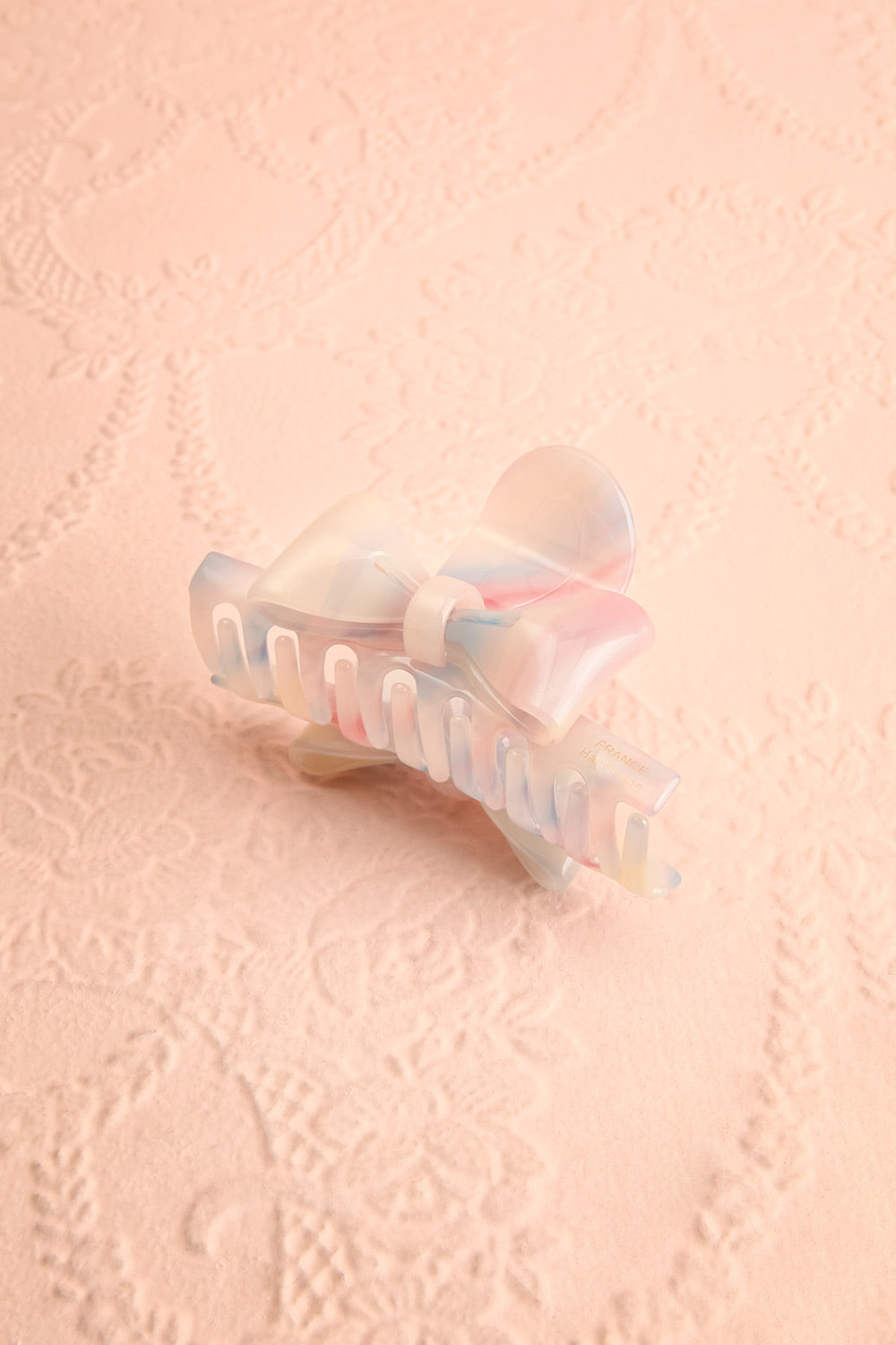 Teagan Multicolour Claw Clip w/ Bow | Boutique 1861