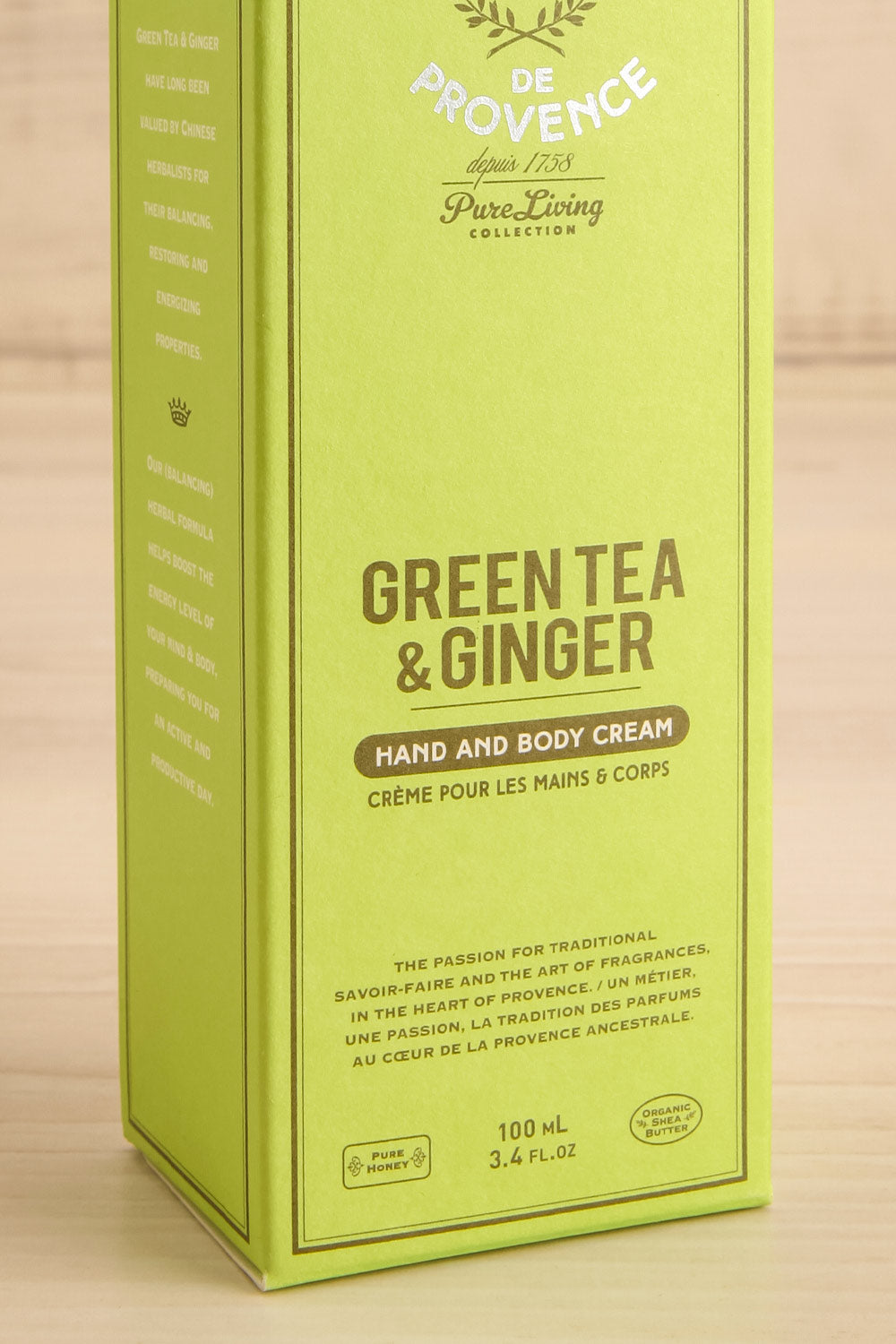 The Vert et Gingembre | Creme Mains et Corps close-up