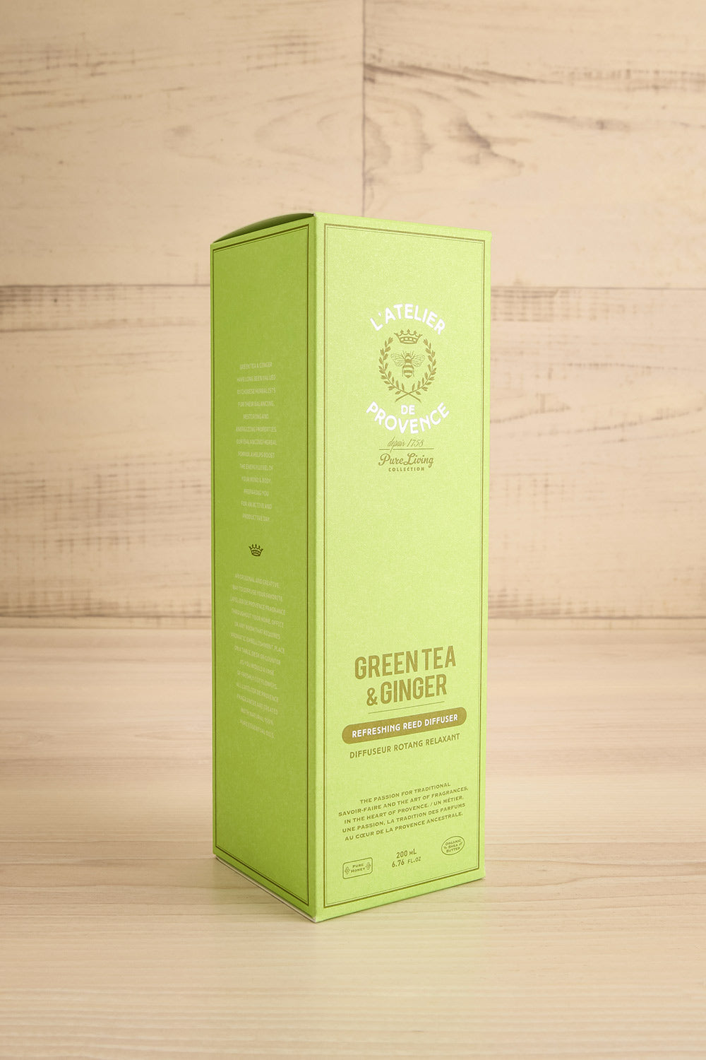 The Vert et Gingembre | Diffuseur Rotang | maison garçonne boite