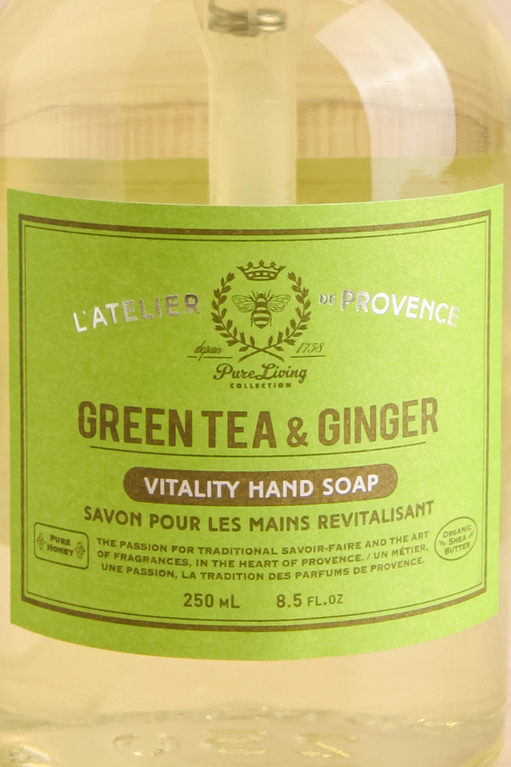 Green Tea & Ginger | Liquid Hand Soap by L'Atelier de Provence | maison garçonne label