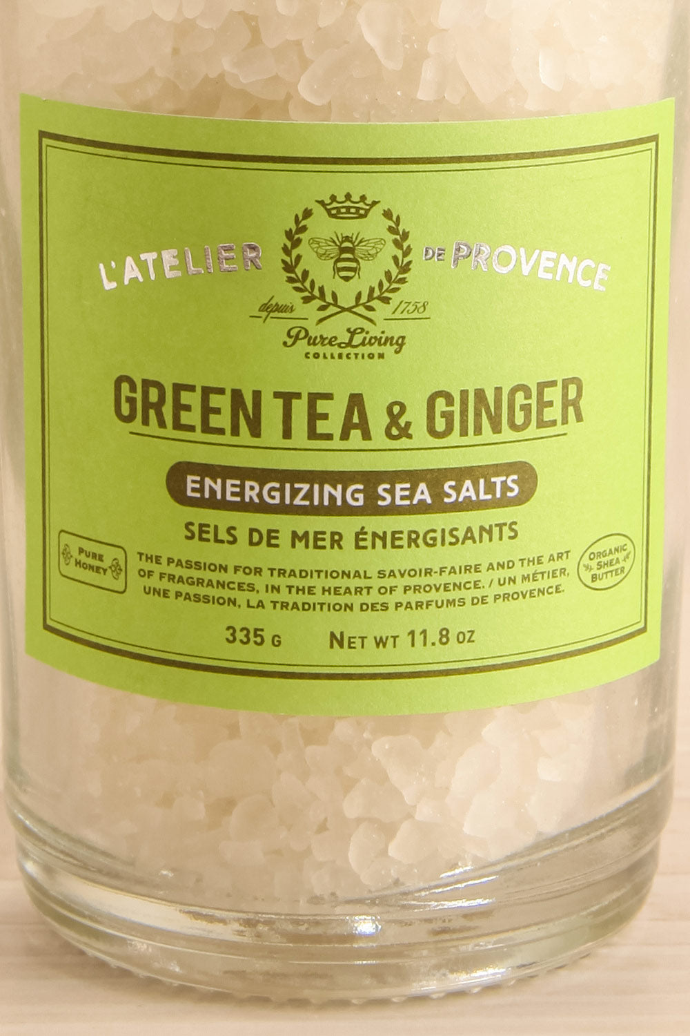 Green Tea & Ginger | Bath Salts by L'Atelier de Provence | maison garçonne label