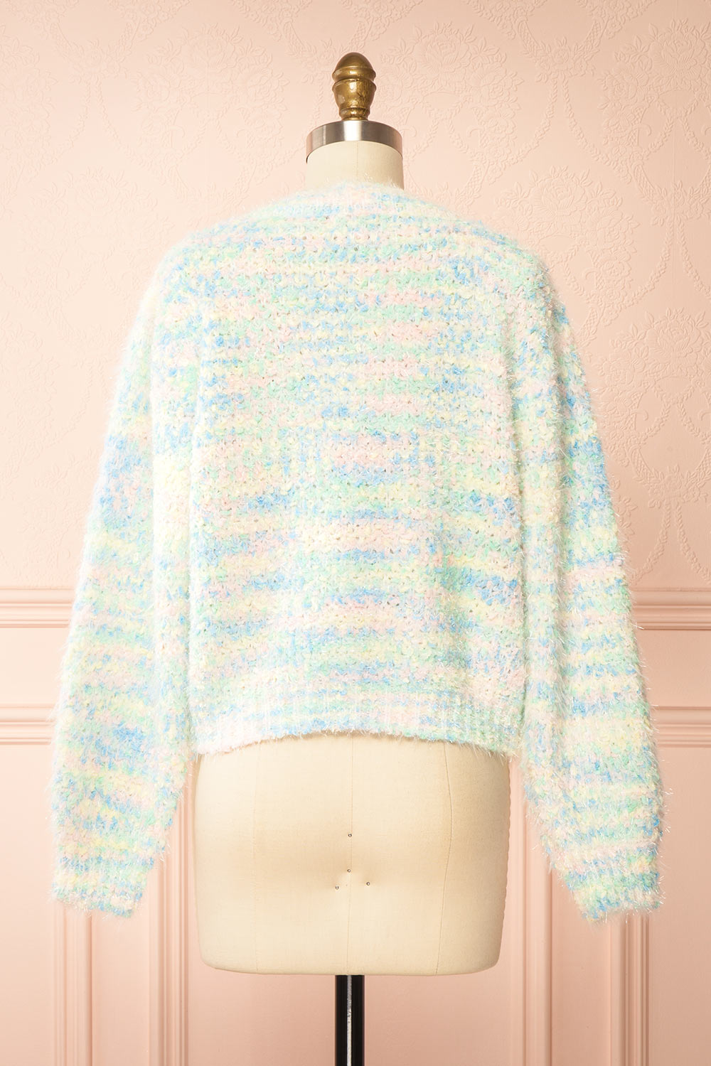 Theophilia Sparkling Pastel Mix Cardigan | Boutique 1861 back view