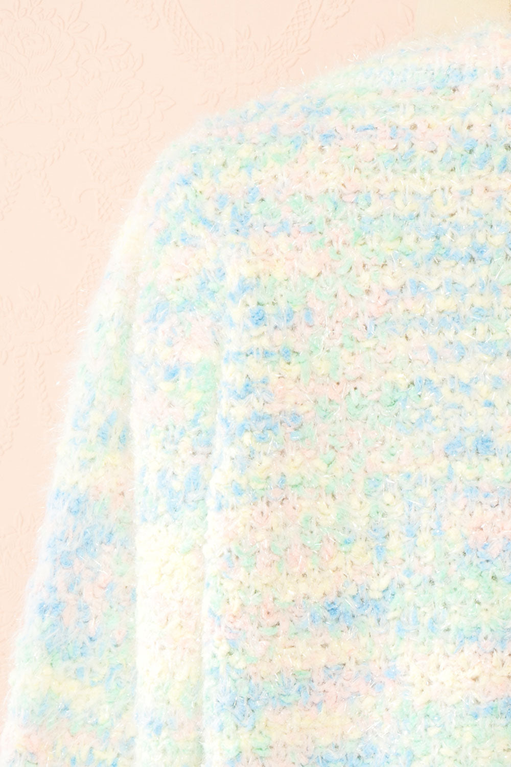 Theophilia Sparkling Pastel Mix Cardigan | Boutique 1861 back