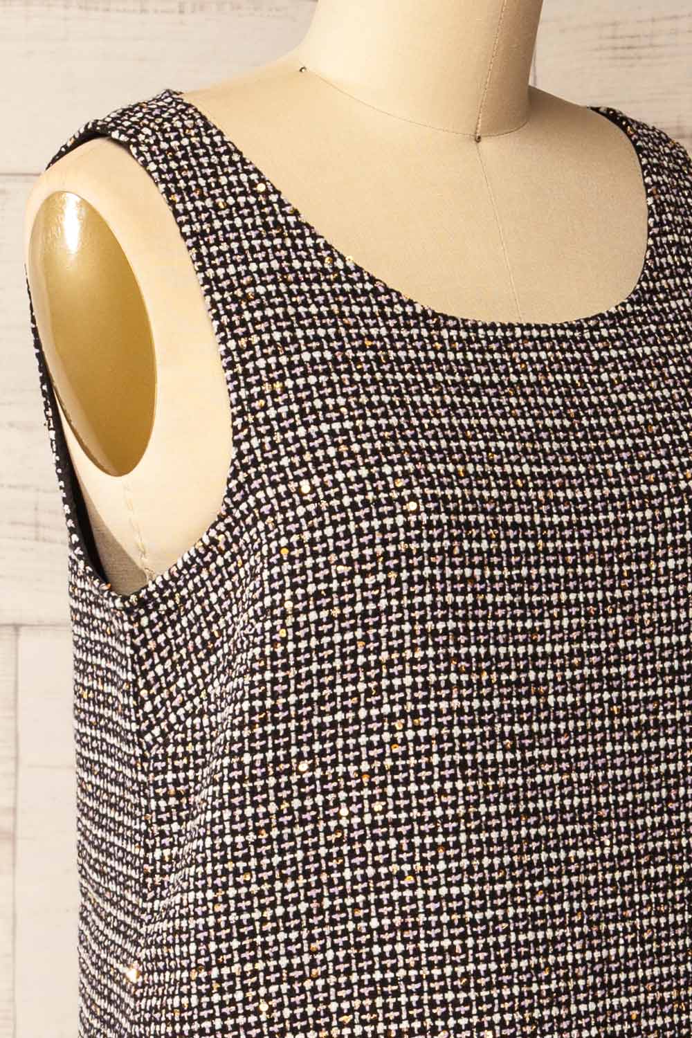 Theotiste Short Tweed Dress | La petite garçonne side