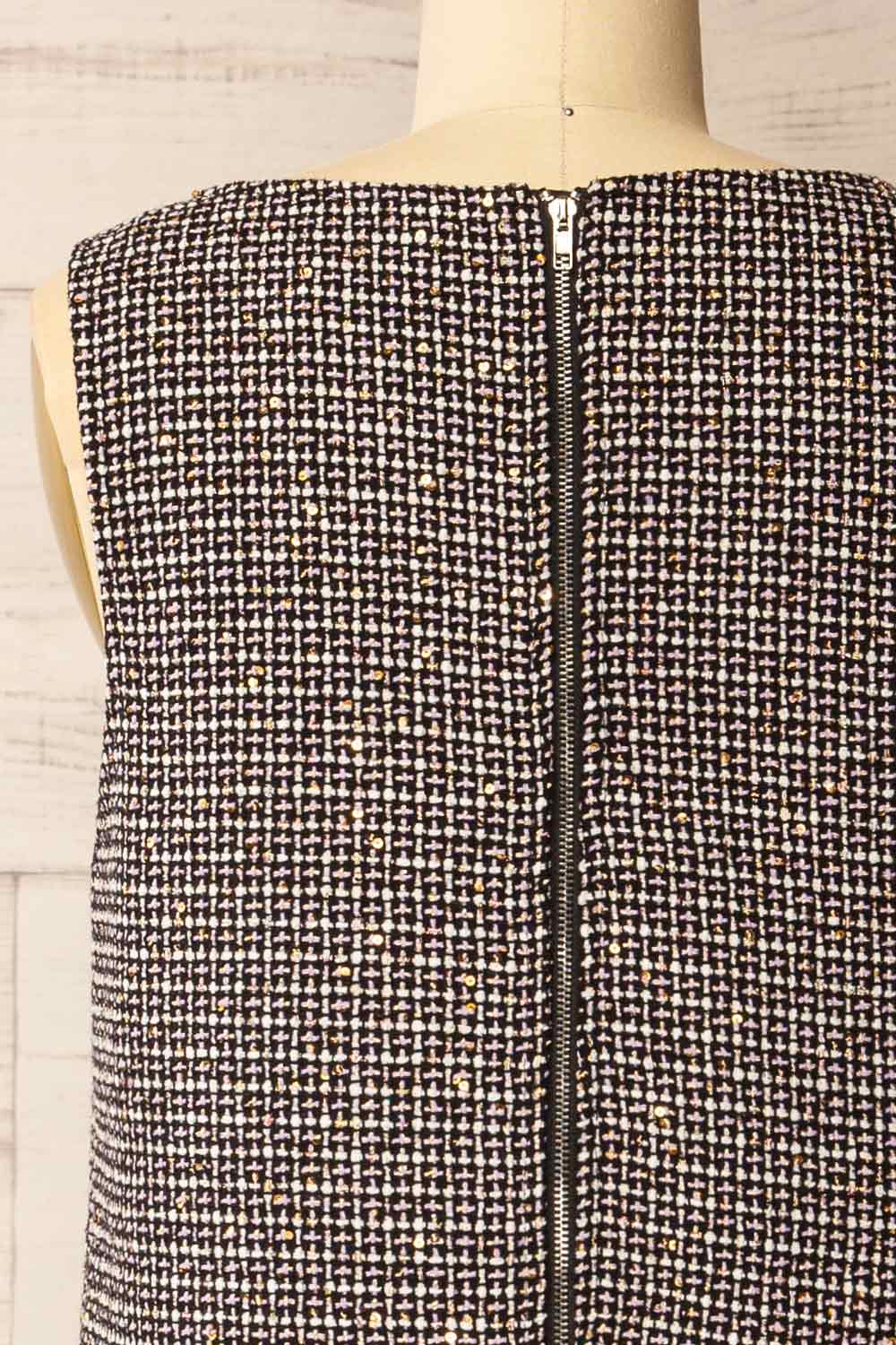 Theotiste Short Tweed Dress | La petite garçonne back