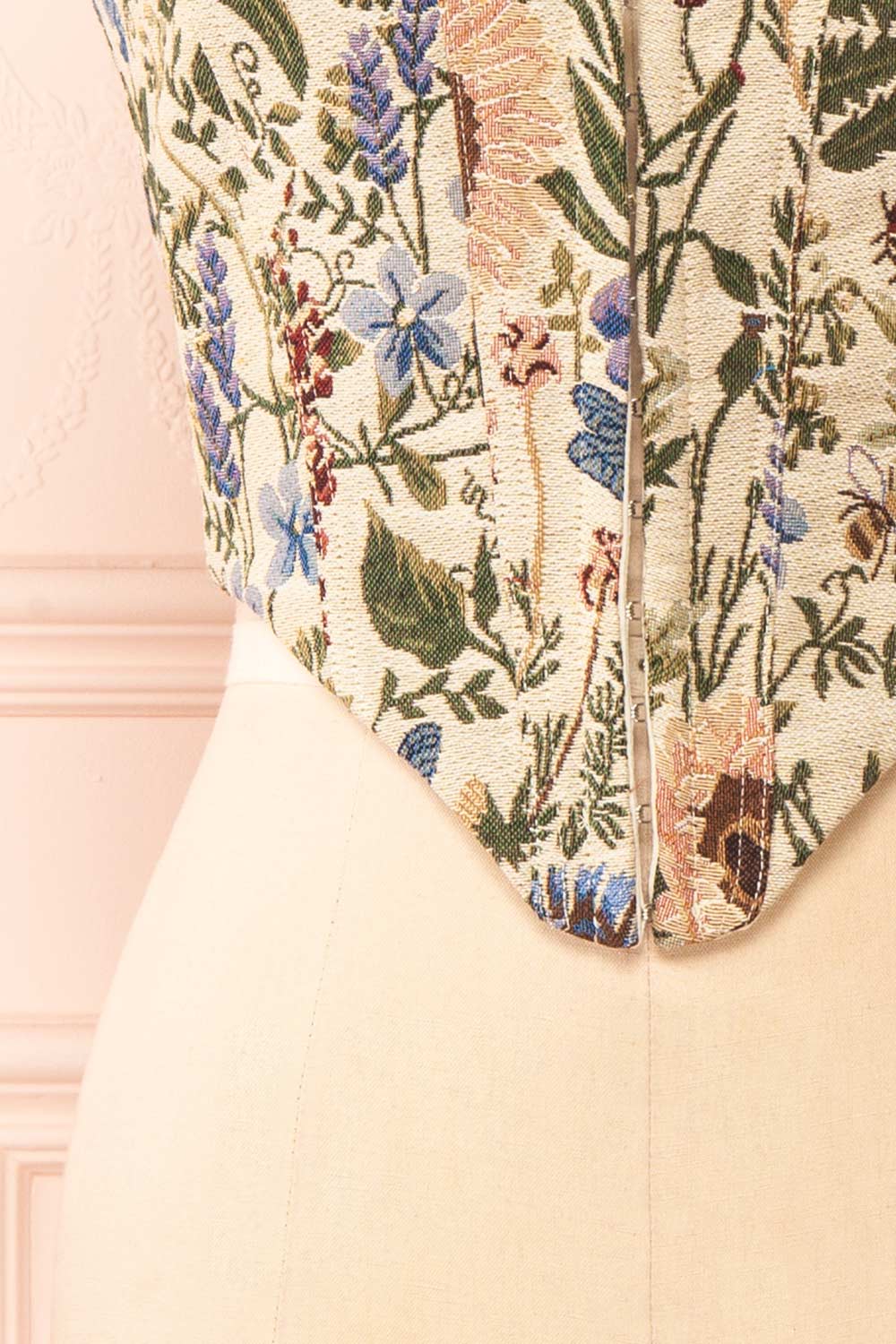 Thorence Cropped Floral Corset Top | Boutique 1861 bottom