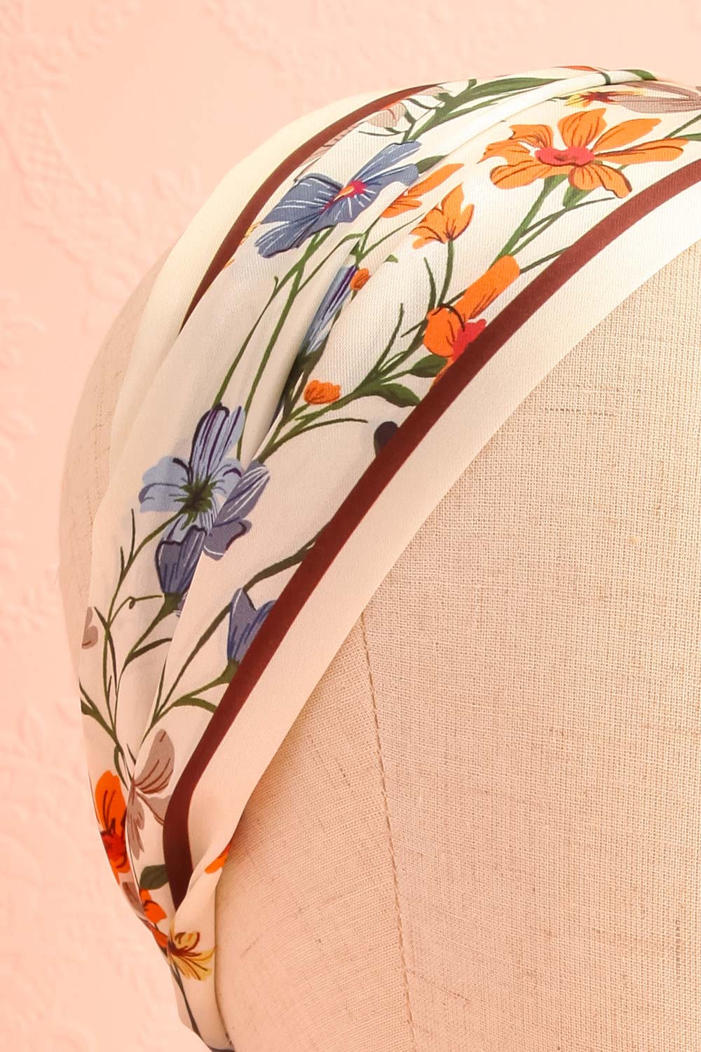 Thursday Floral Hair Scarf | Boutique 1861 head close-up