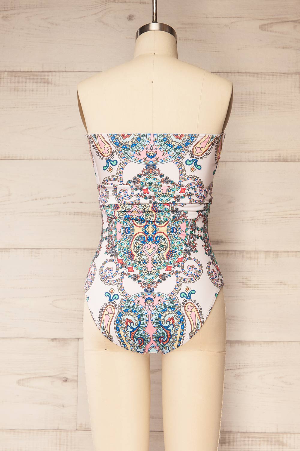 Tijuana One-piece Paisley Swimsuit | La petite garçonne back view