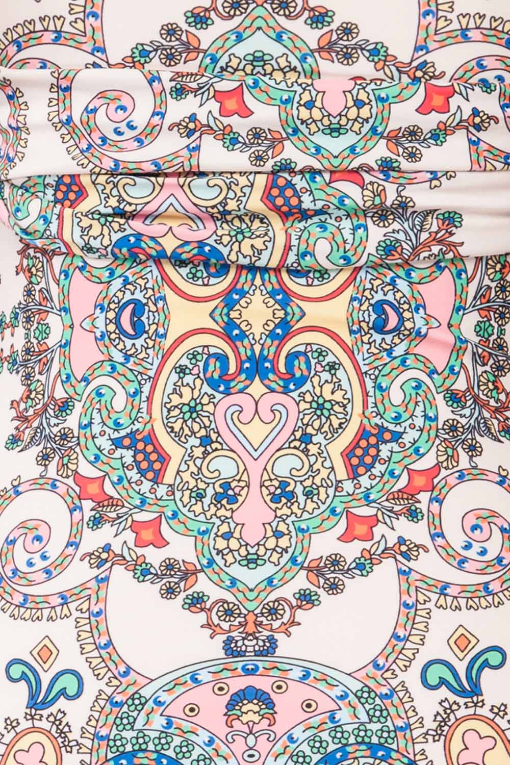 Tijuana One-piece Paisley Swimsuit | La petite garçonne fabric