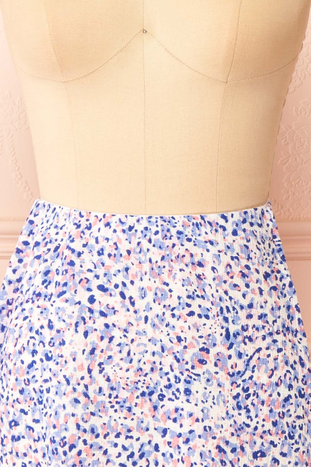 Timinelle Colourful Leopard Print Midi Skirt | Boutique 1861 front