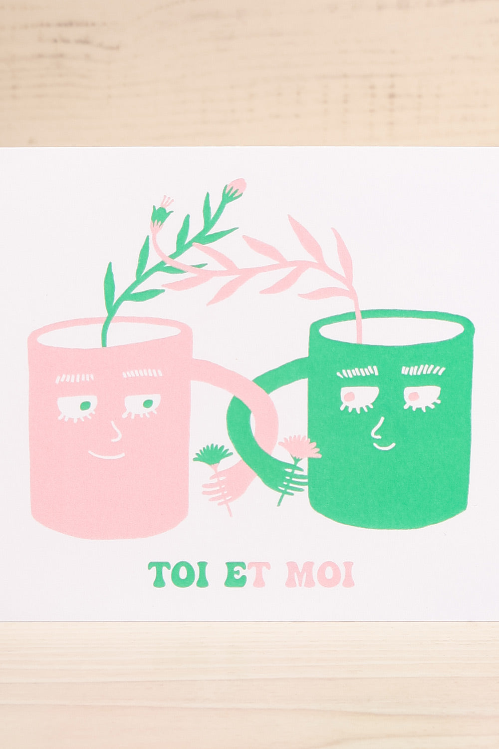 You & Me Greeting Card | Maison garçonne close-up