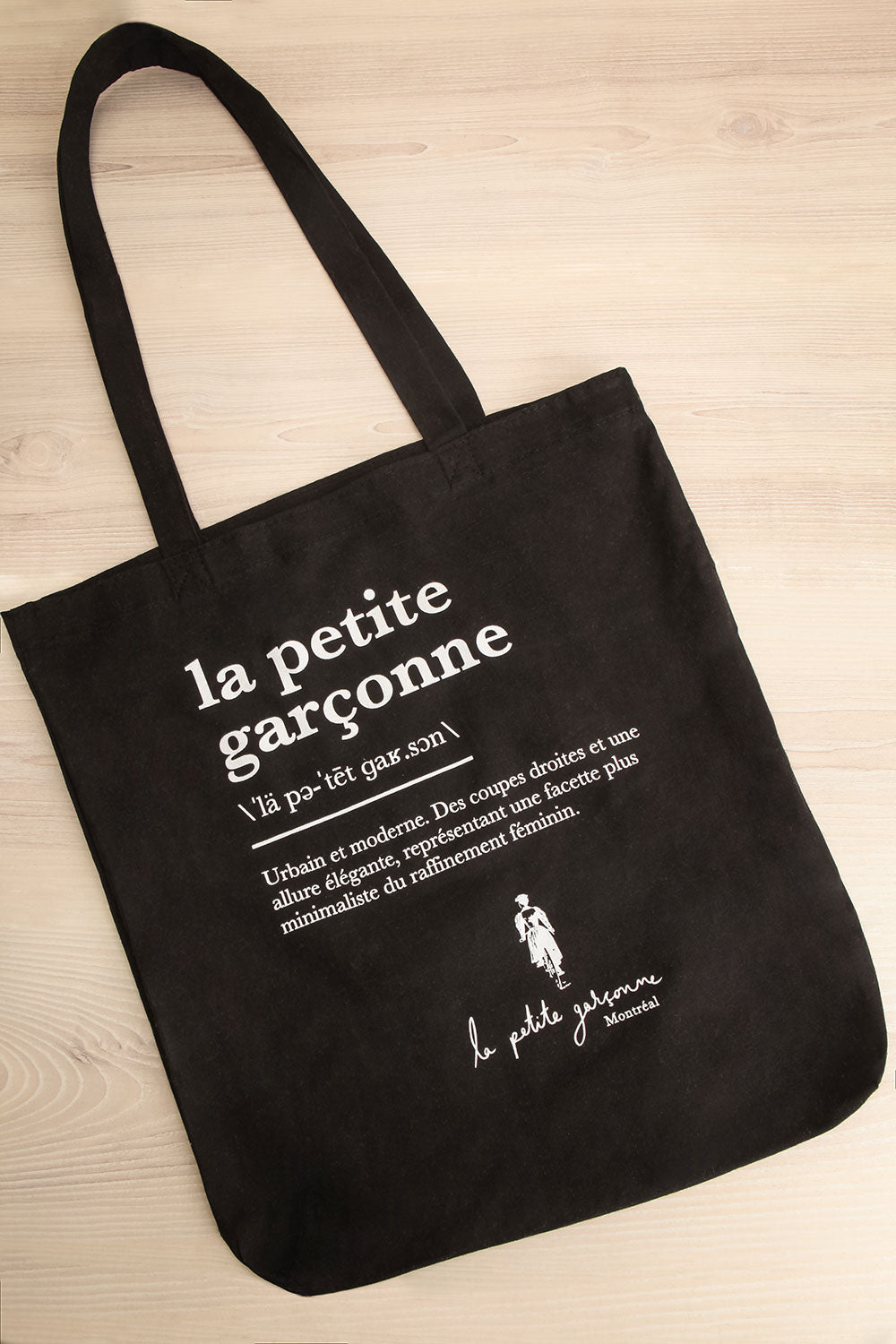 Tote Bag La Petite Garçonne Black La petite garçonne
