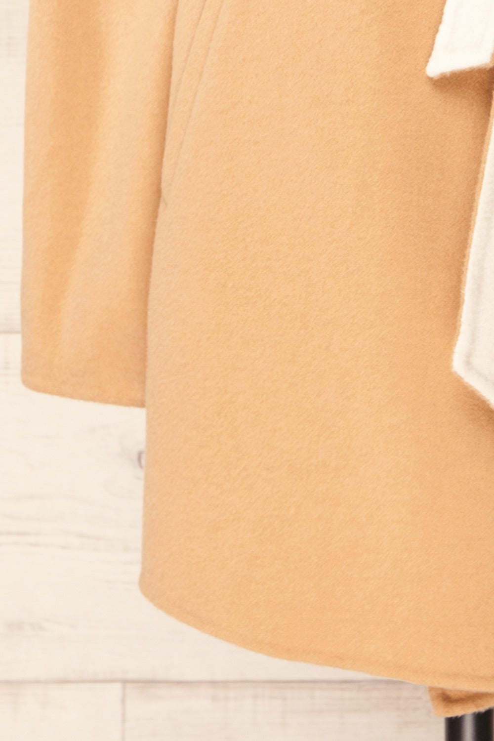 Treviso Two-Tone Wool Coat | La petite garçonne bottom