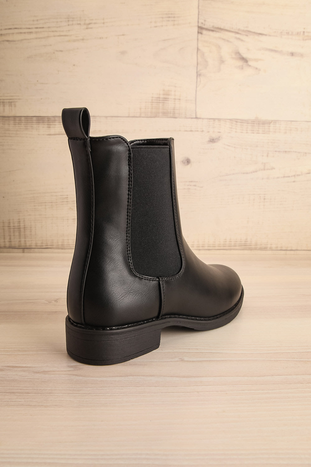 Tucson Chelsea Black Boots | La petite garçonne back view