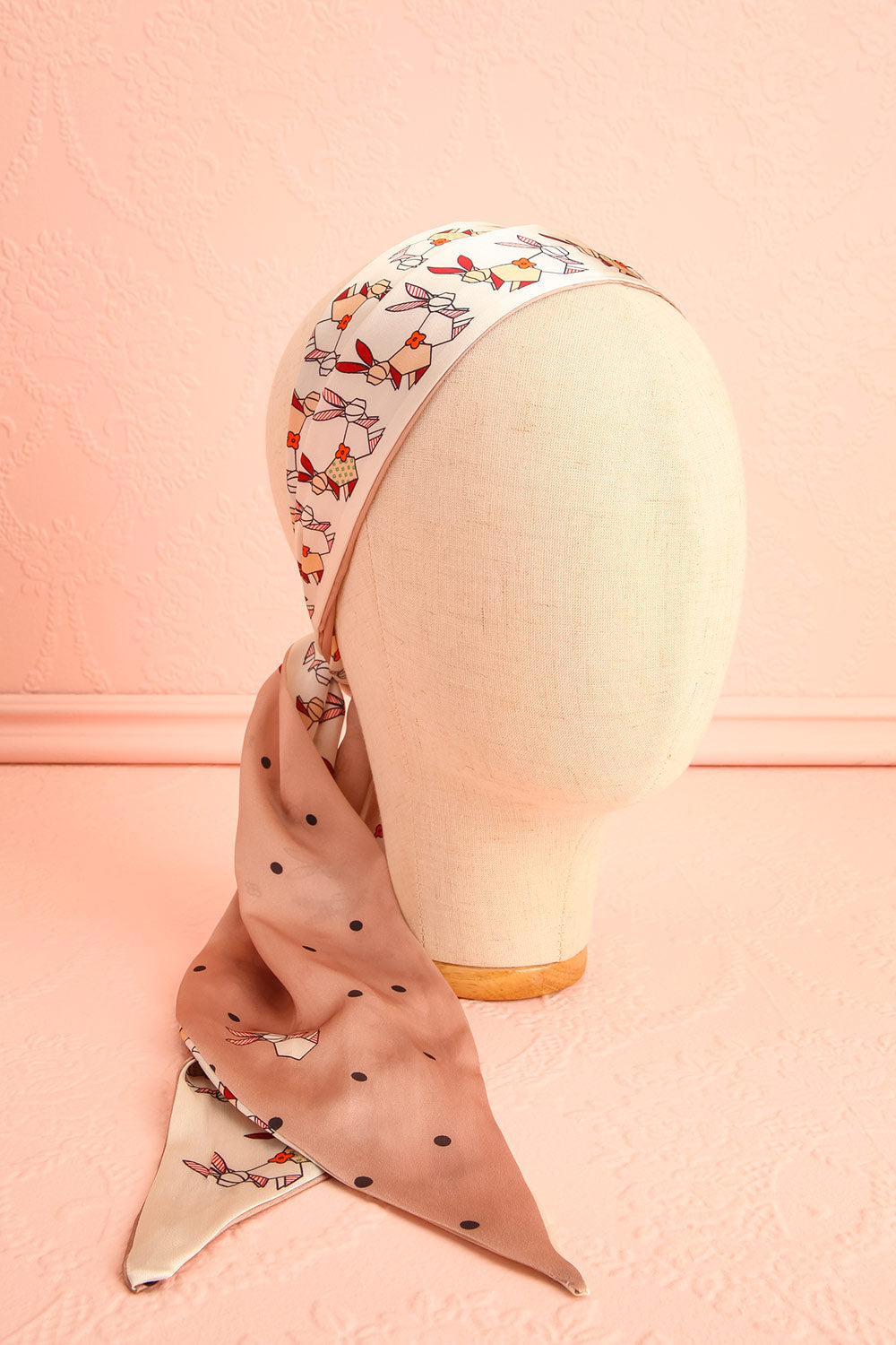 Tuesday Reversible Hair Scarf | Boutique 1861 headband view