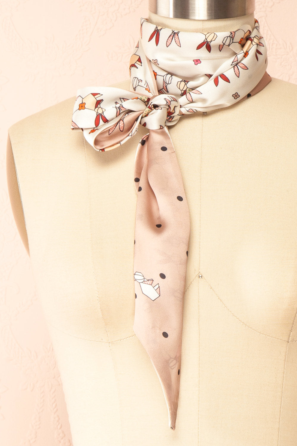 Tuesday Reversible Hair Scarf | Boutique 1861 half bow close-up