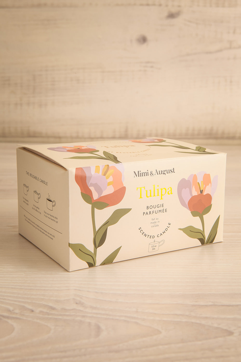 Tulipa Reusable Candle - 3 Options | Maison garçonne mug box
