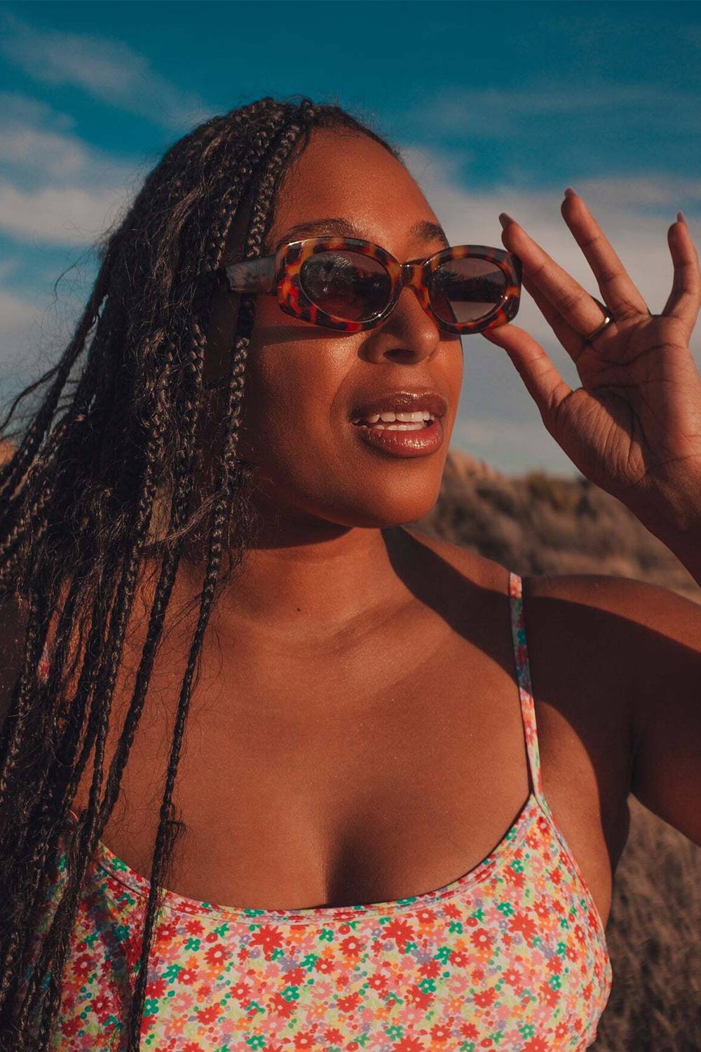 Nana the Brand Tulsa Leopard Print Sunglasses | La petite garçonne