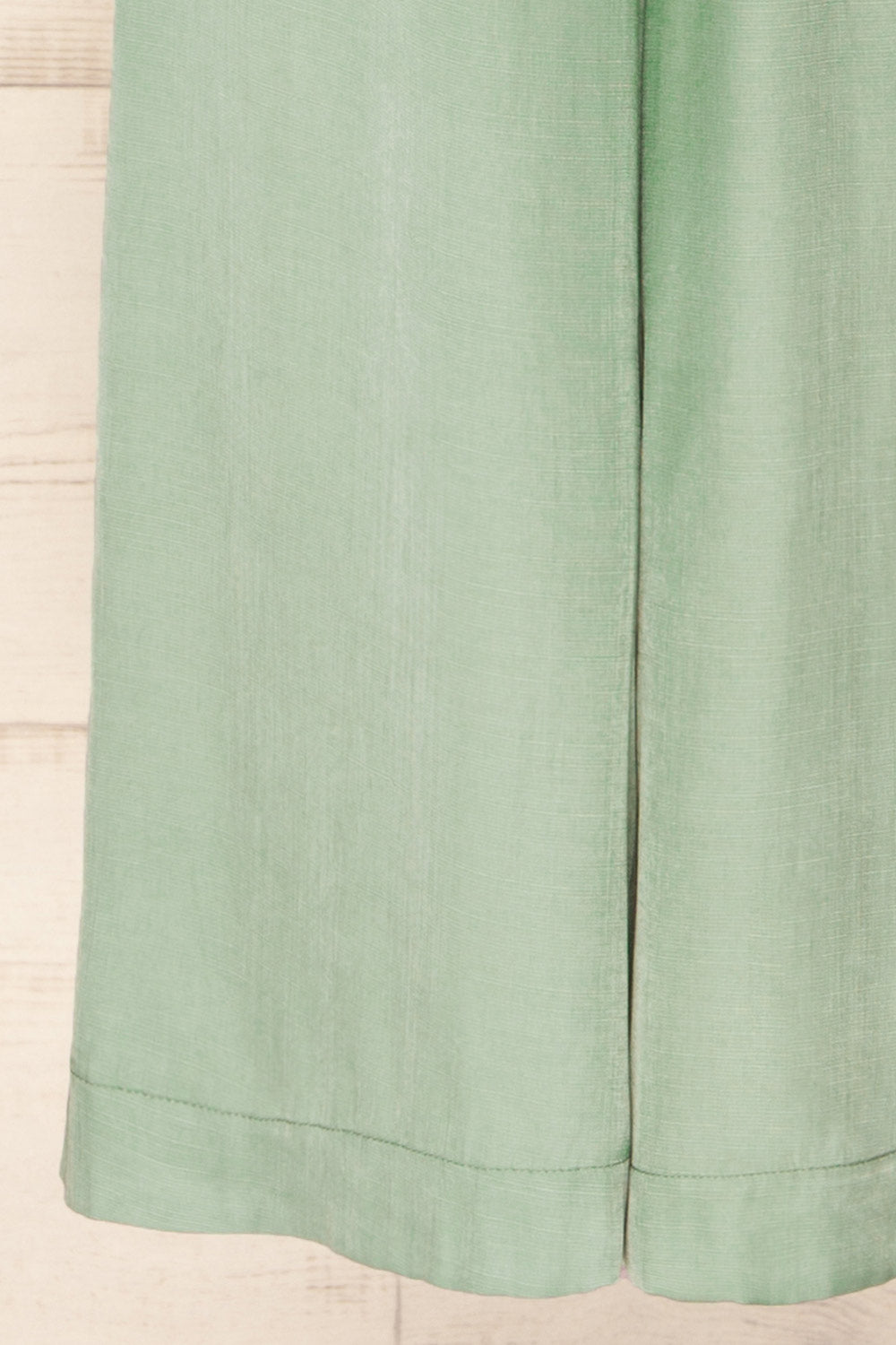 Urgench Teal Silky High-Waisted Pants | La petite garçonne bottom