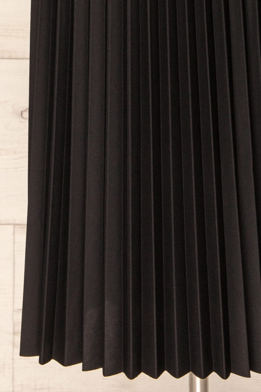 Vaduz Black Pleated Maxi Skirt | La petite garçonne bottom