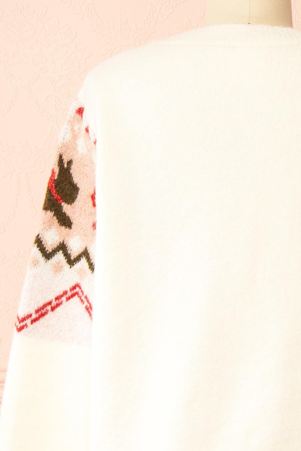 Vaelienne Fuzzy Christmas Cardigan | Boutique 1861 back