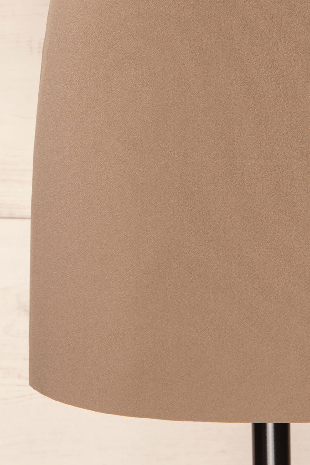 Vailoa Taupe Short A-Line Skirt | La petite garçonne bottom