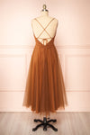 Valerie Brown | A-line Tulle Midi Dress