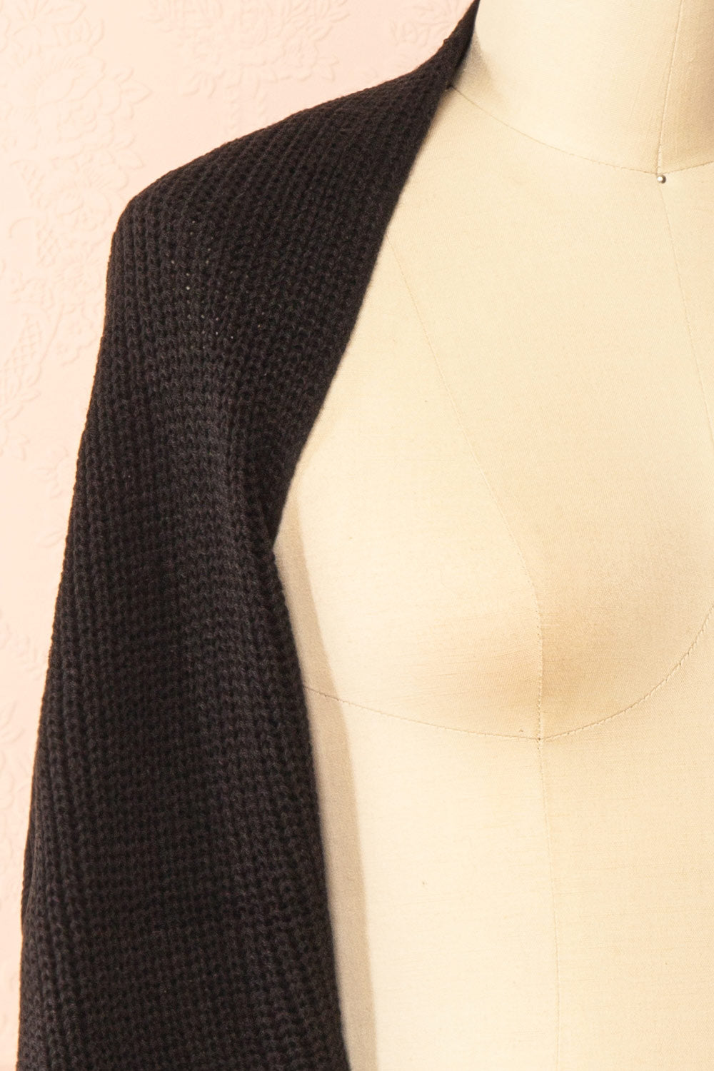 Vedia Black Knitted Bolero | Boutique 1861 side