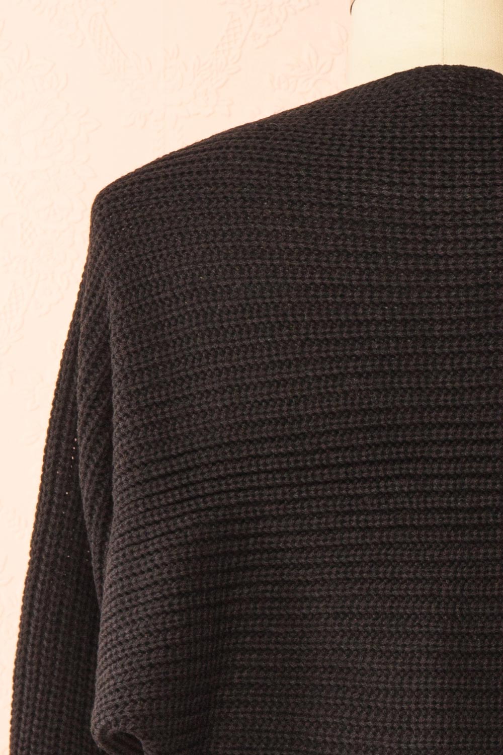 Vedia Black Knitted Bolero | Boutique 1861 back