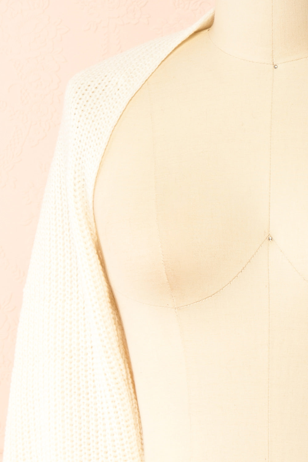 Vedia Ivory Knitted Bolero | Boudoir 1861 front