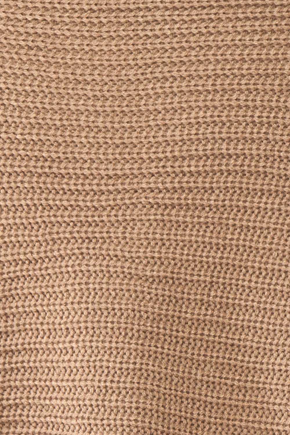 Vedia Taupe Knitted Bolero | Boutique 1861 fabric