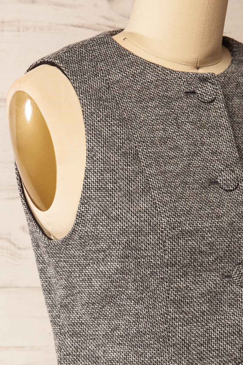 Vellore Grey | Tailored Buttoned Vest