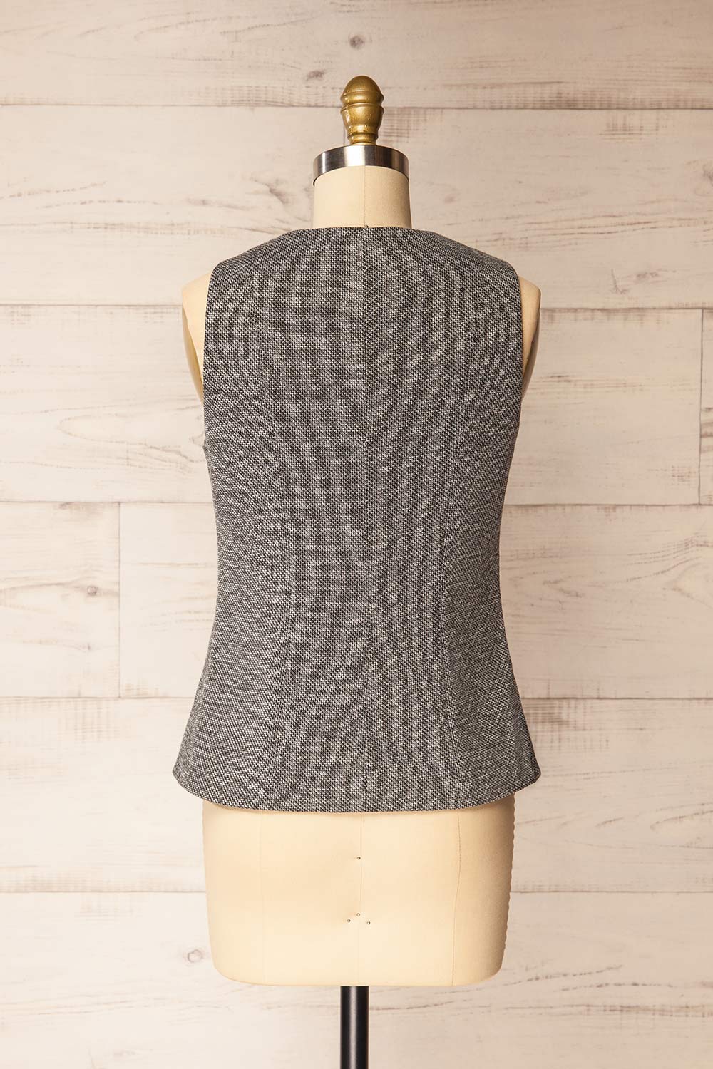 Vellore Grey | Tailored Buttoned Vest