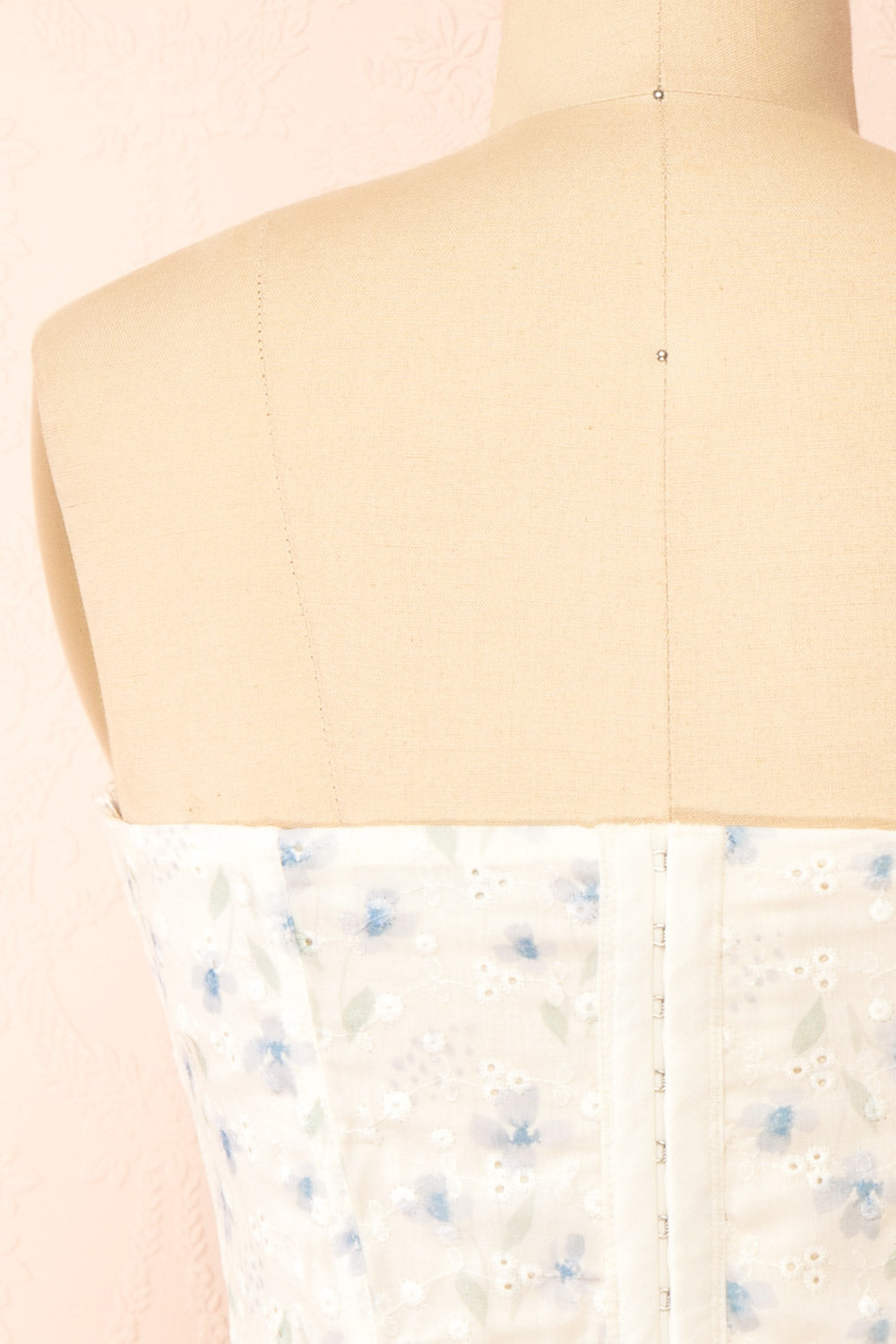 Vesperina Openwork Floral Corset Top | Boutique 1861 back