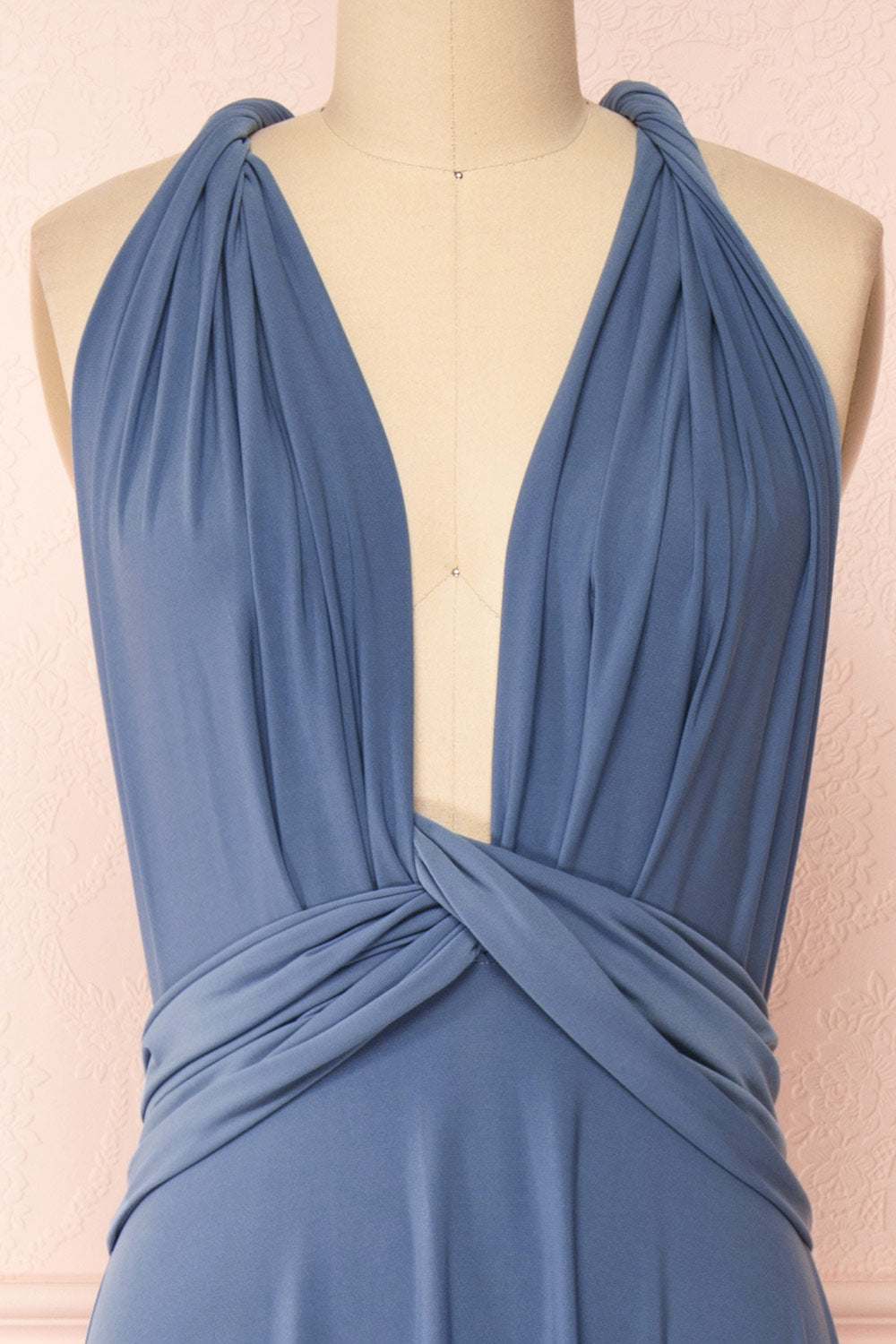 Violaine Blue | Convertible Maxi Dress