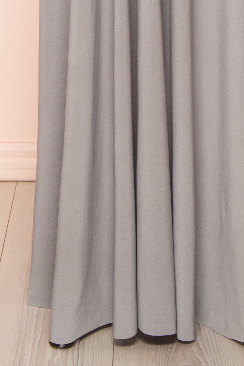Violaine Grey Convertible Maxi Dress | Boutique 1861 bottom