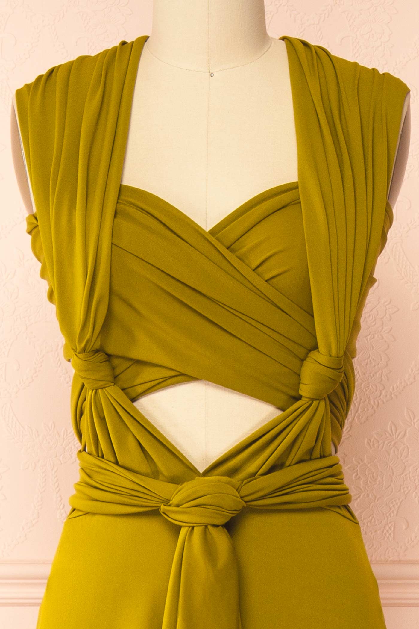 Violaine Olive | Robe Longue Convertible