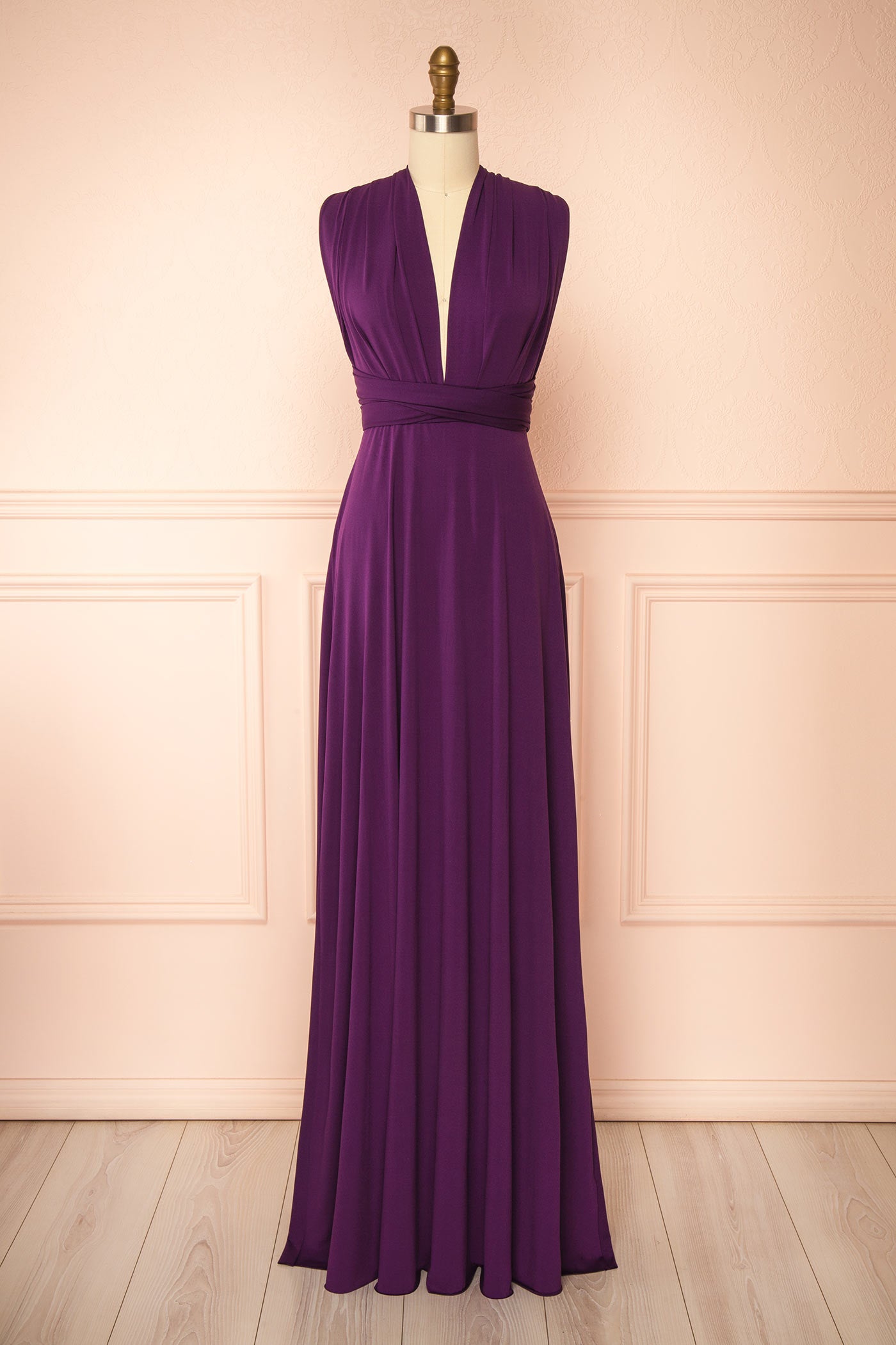 Violaine Violet | Robe Longue Convertible