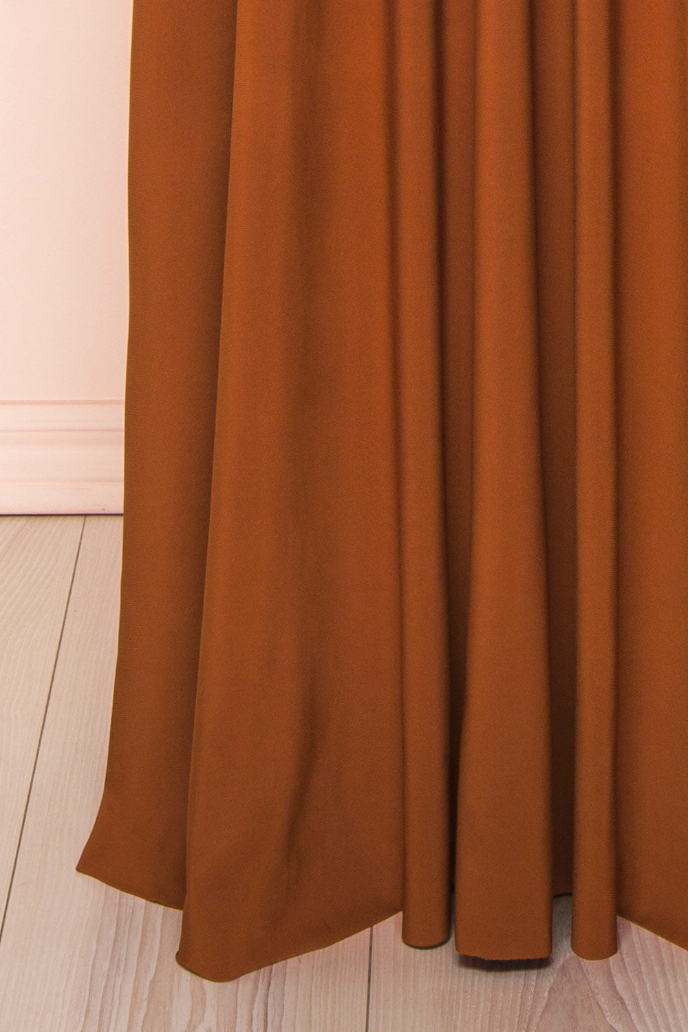 Violaine Rust Convertible Maxi Dress | Boutique 1861 bottom