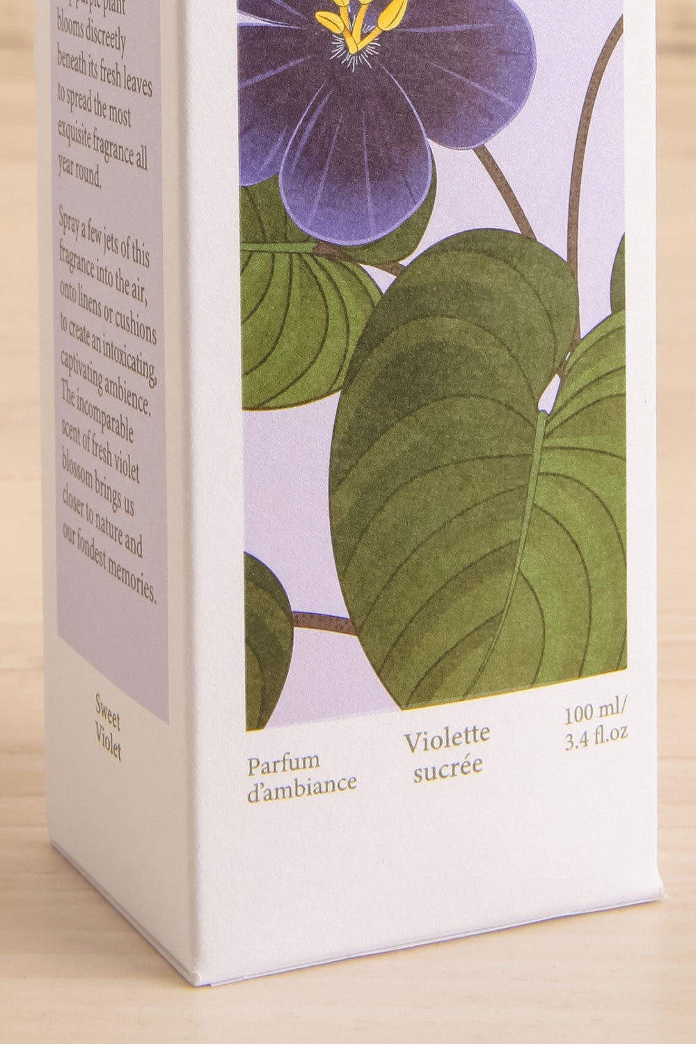 Sweet Violet Room Spray by Theorie Botanique | Maison garçonne box close-up