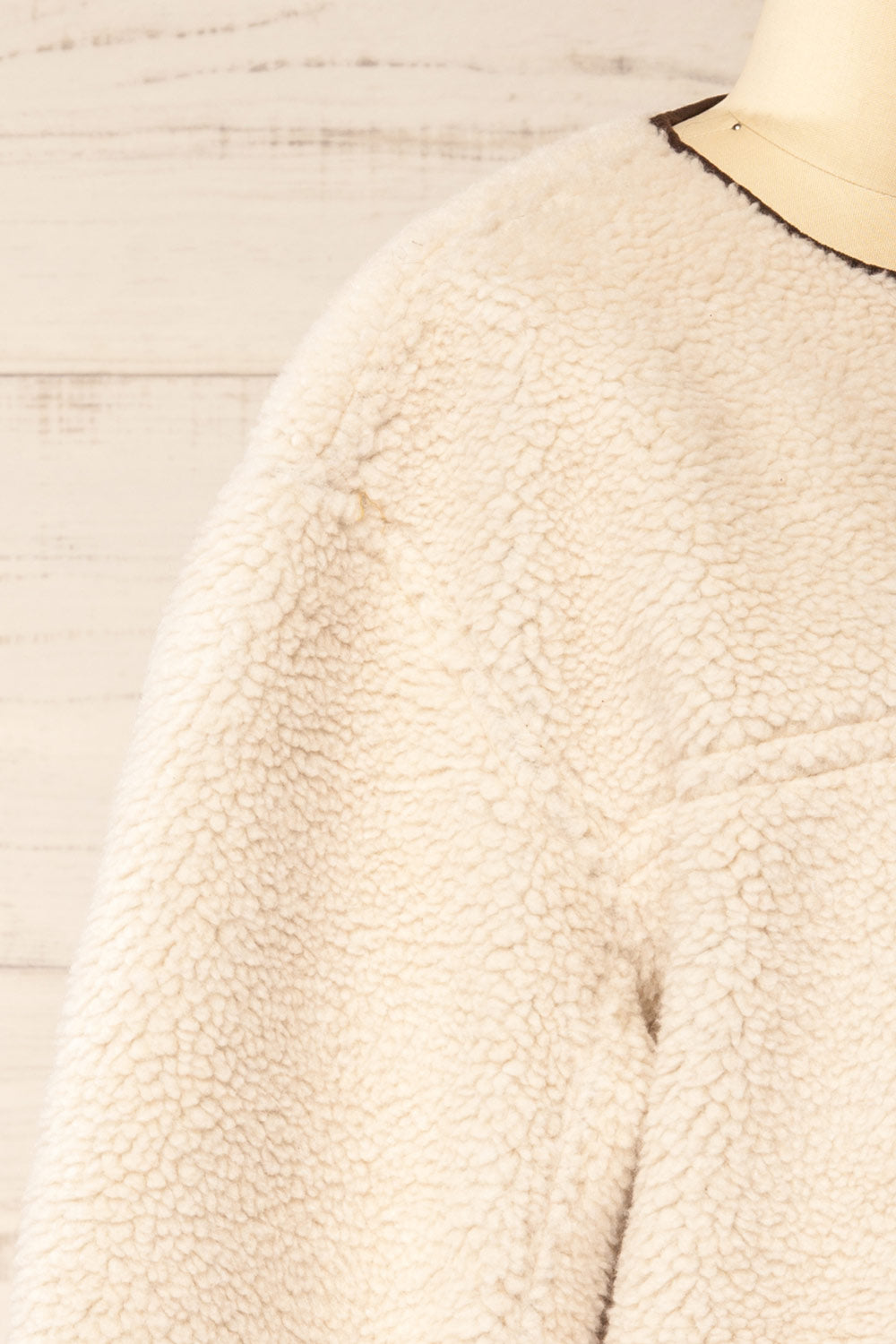 Vista Reversible Faux Leather Loose Jacket | La petite garçonne side