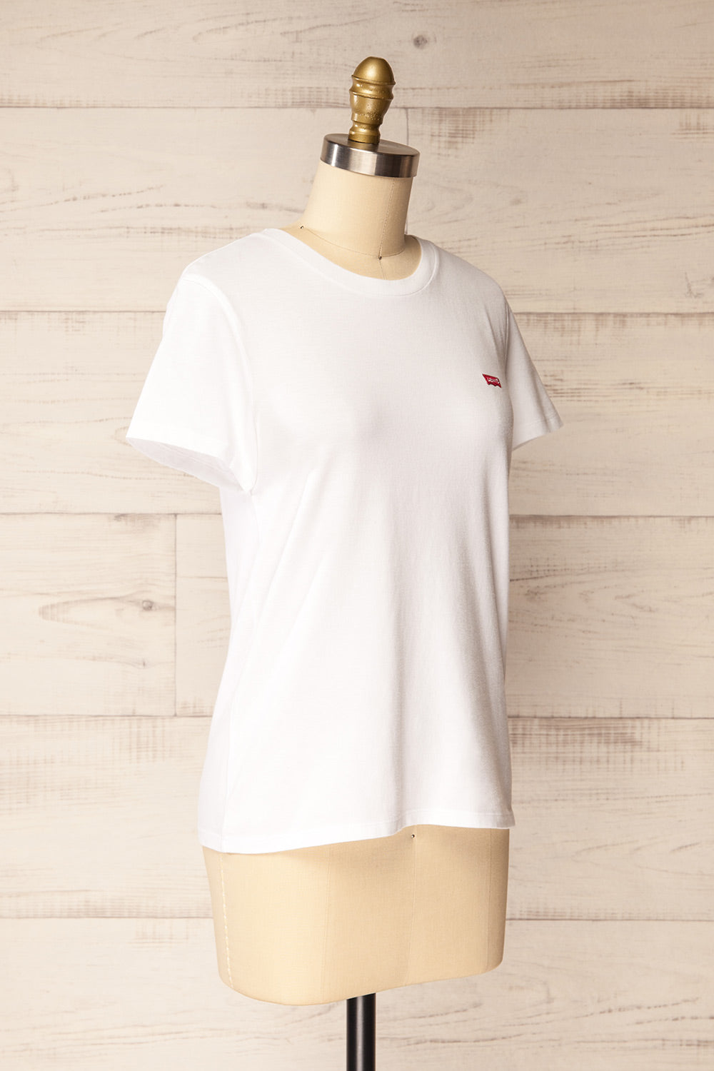 Welby White Cotton T-Shirt | La petite garçonne side view