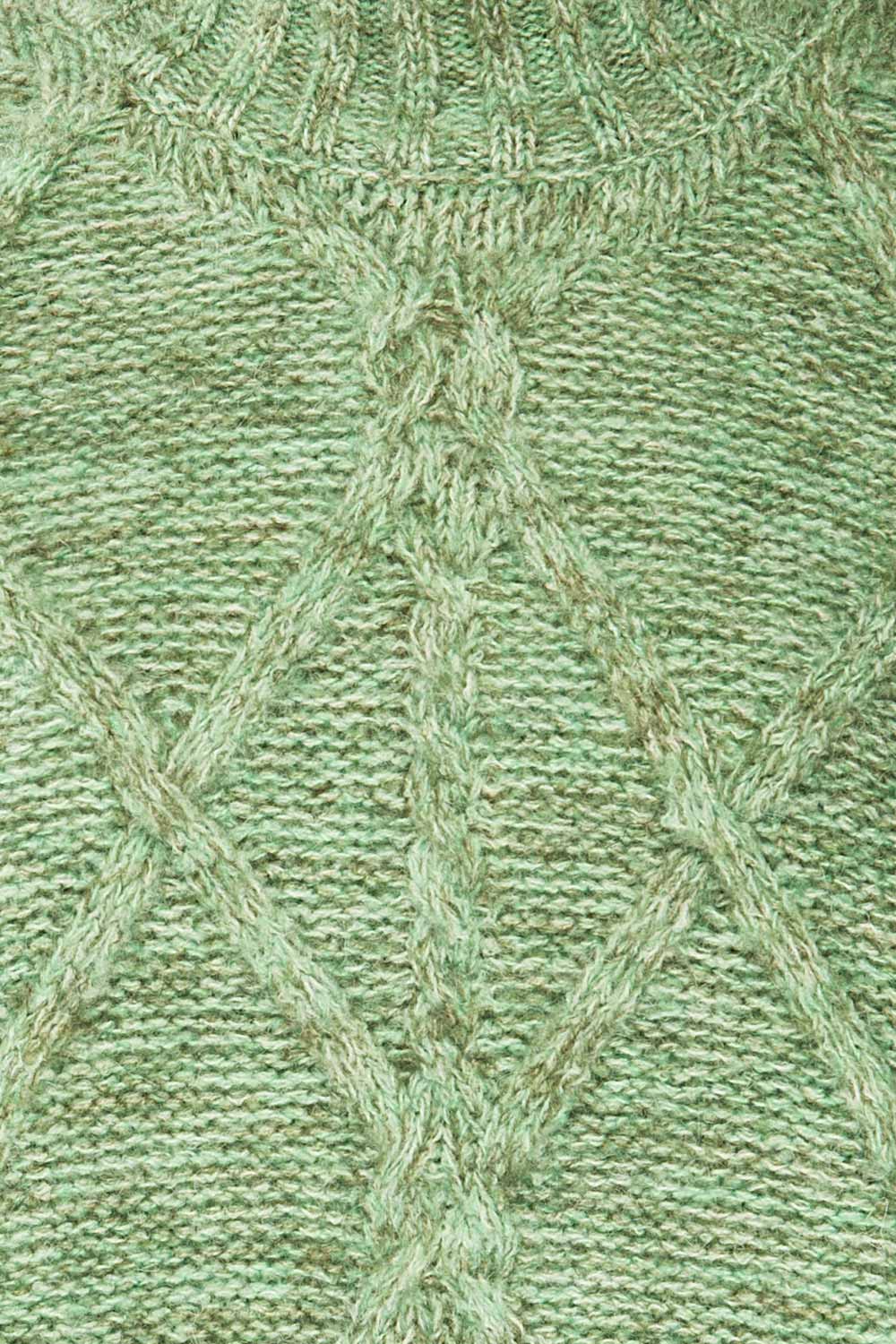 Wilfric Sage Oversized Thick Knit Sweater | La petite garçonne fabric