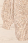 Wilfric Taupe Oversized Thick Knit Sweater | La petite garçonne bottom