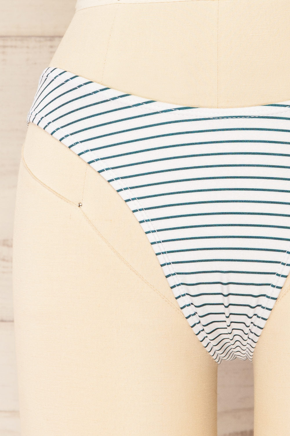 Wolyek Stripes Blue Bikini Bottom | La petite garçonne front