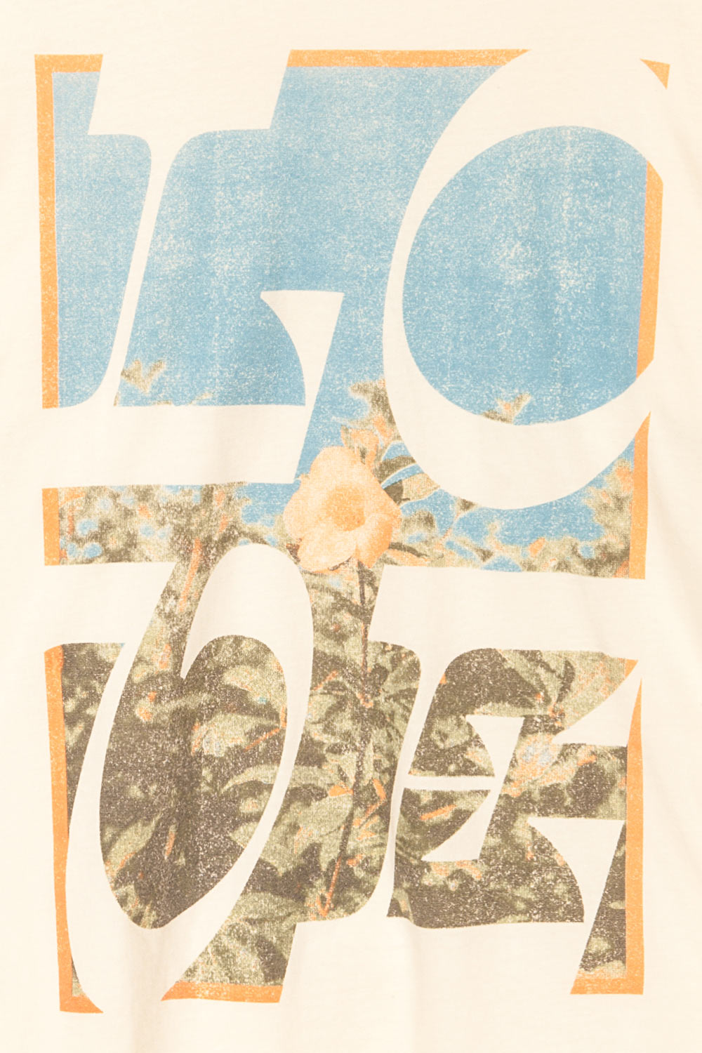 Woodstock Graphic Oversized T-Shirt | La petite garçonne fabric