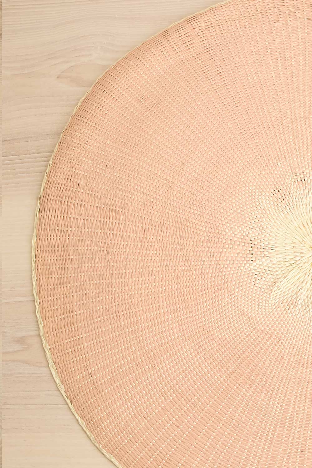 Wylla Pink Woven Placement Mat | Maison garçonne